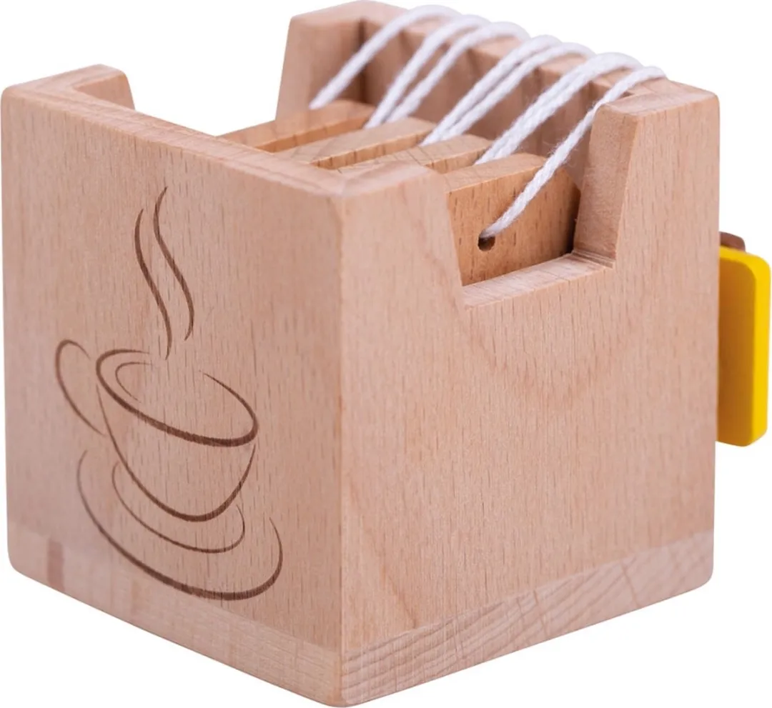 BIGJIGS Theezakjes In Bakje - 5 Stuks - 5cm