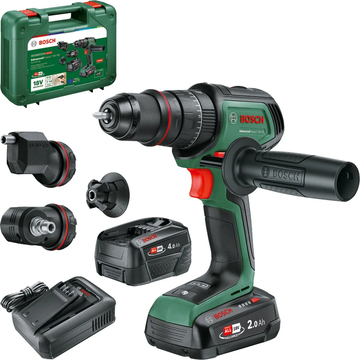 Bosch AdvancedImpact 18V-80 QuickSnap Accu-klopboormachine 06039E2104