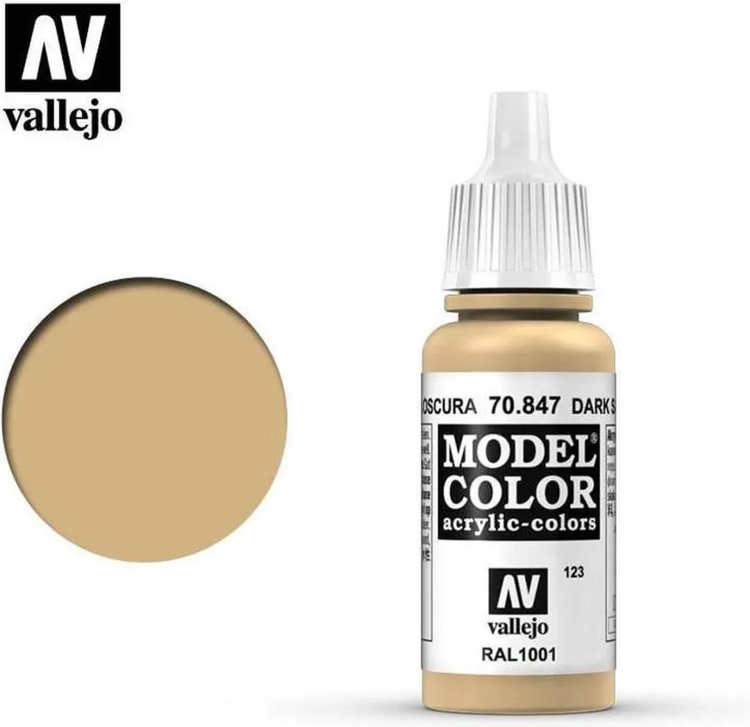 Vallejo Model Color Acrylverf Dark Sand 17ml