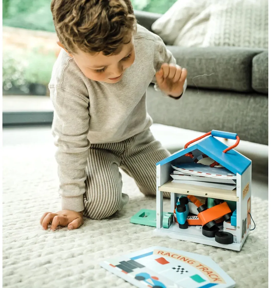 Houten Play set Racing track Orange Tree Toys