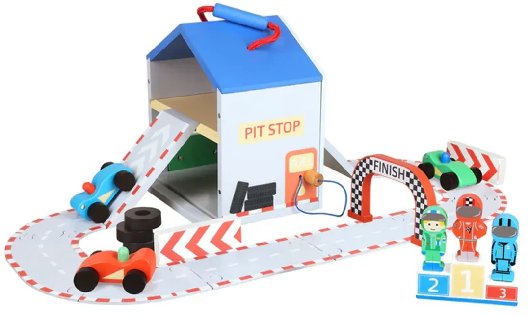 Houten Play set Racing track Orange Tree Toys