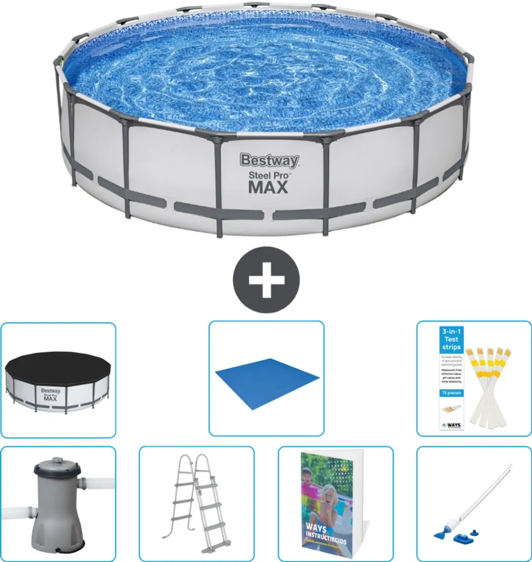 Bestway Steel Pro MAX Zwembad 457x107cm