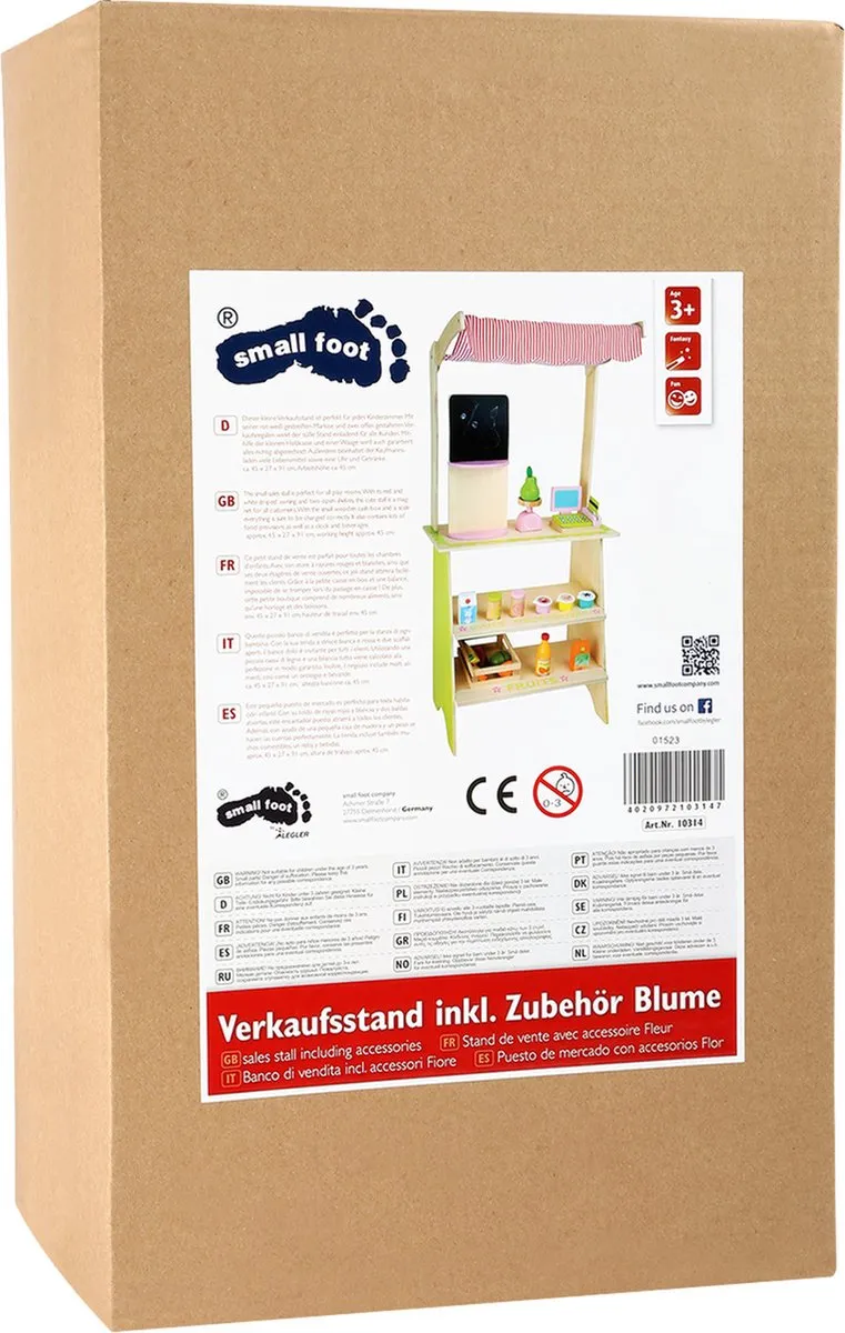 Small Foot Houten Fruitkraam Multicolor
