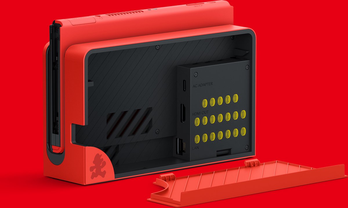 Nintendo Switch OLED - Mario Editie - Rood