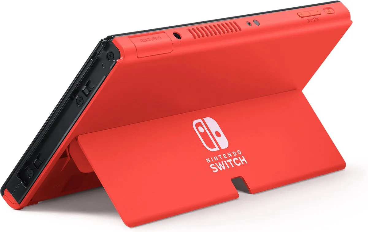 Nintendo Switch OLED Mario Editie 64GB - Rood - afbeelding 6 van 6