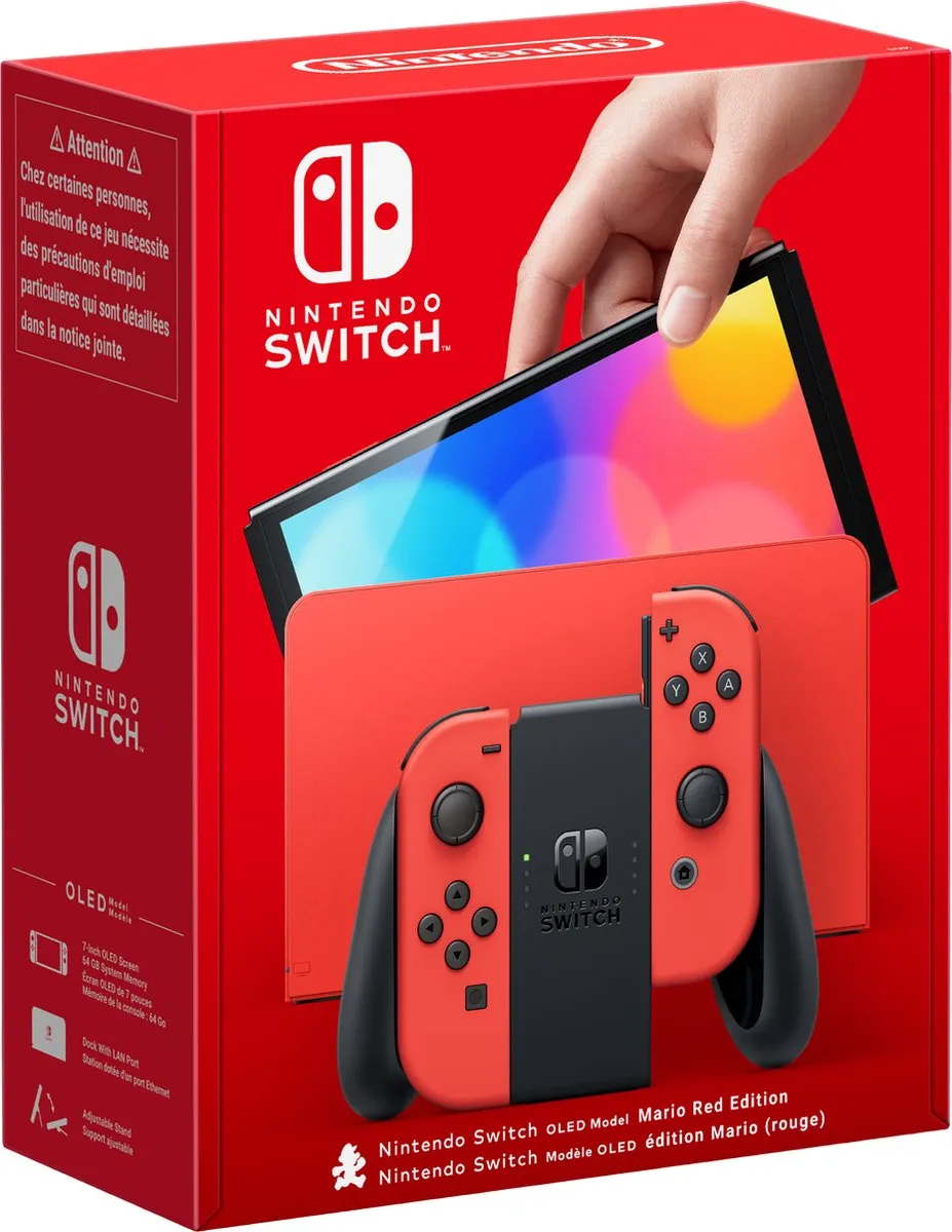 Nintendo Switch OLED Mario Editie 64GB