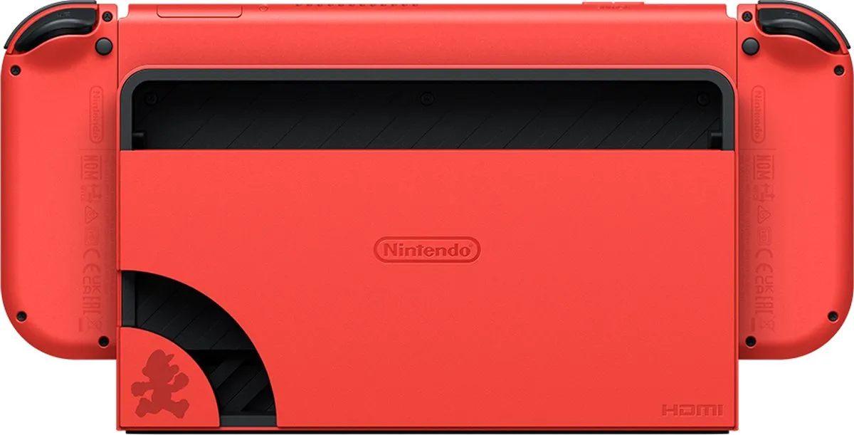 Nintendo Switch OLED Mario Editie 64GB - Rood
