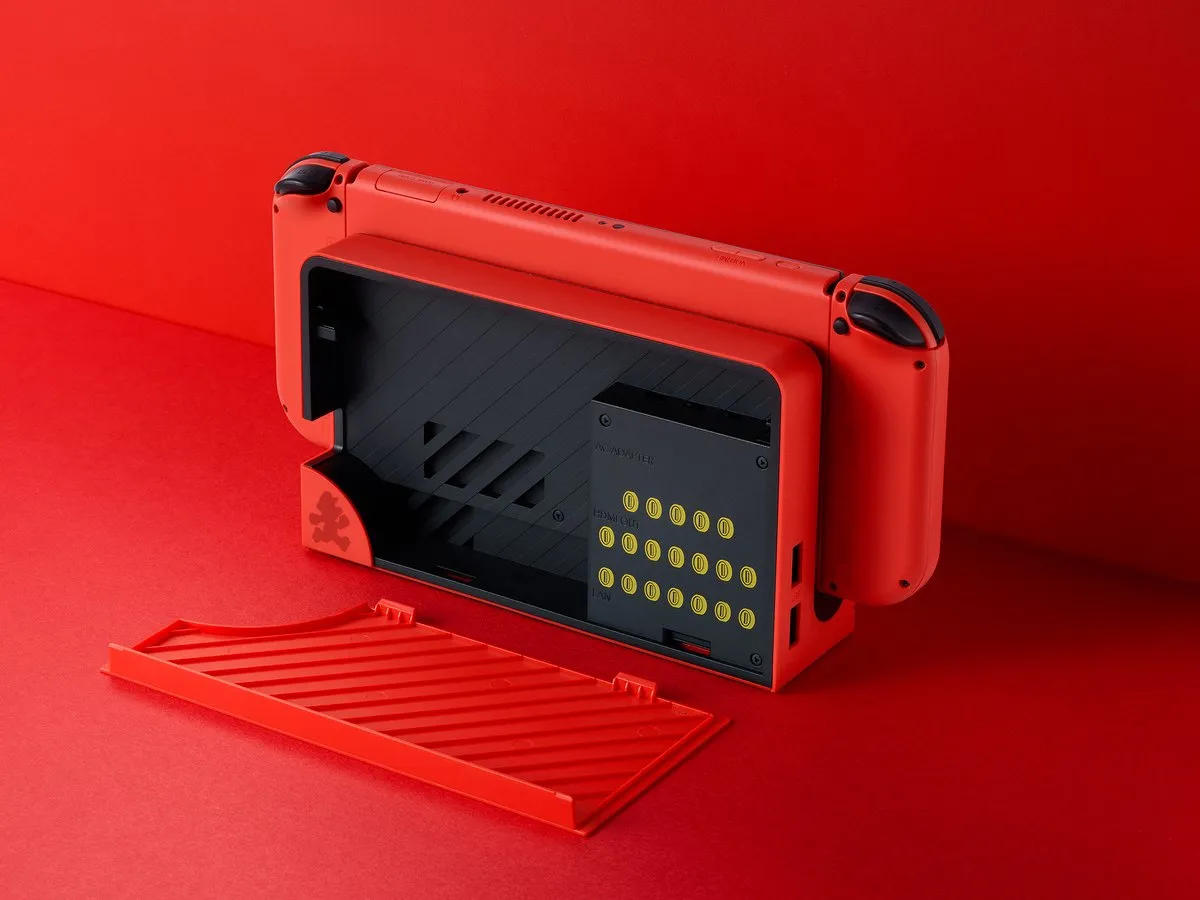 Nintendo Switch OLED Mario Editie 64GB - Rood