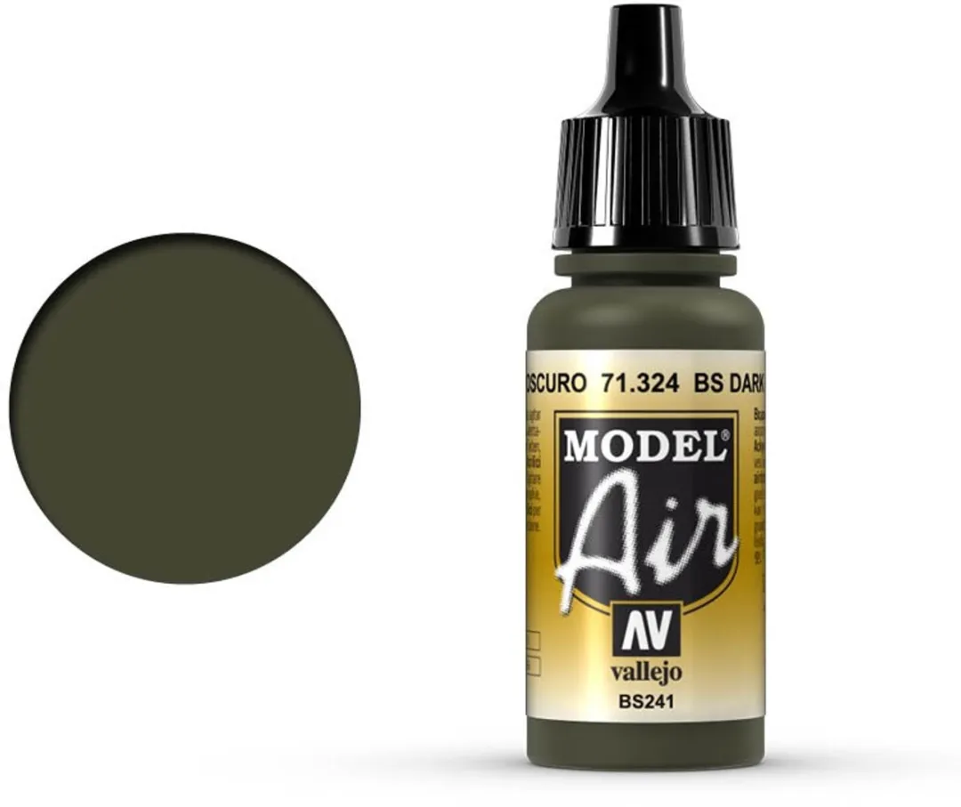 Vallejo Model Air BS Dark Green Acrylverf 17ml