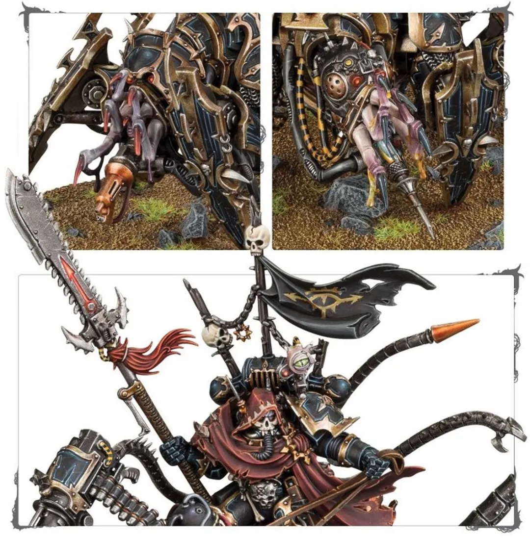 Games Workshop Warhammer 40.000 Chaos Space Marines Lord Discordant on Helstalker