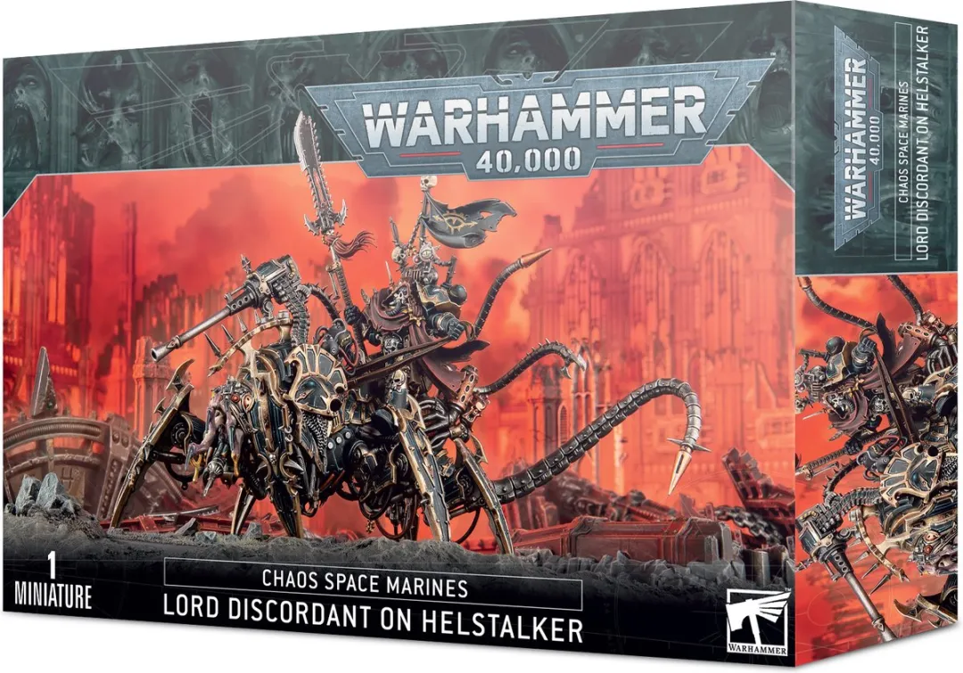 Games Workshop Warhammer 40.000 Chaos Space Marines Lord Discordant on Helstalke