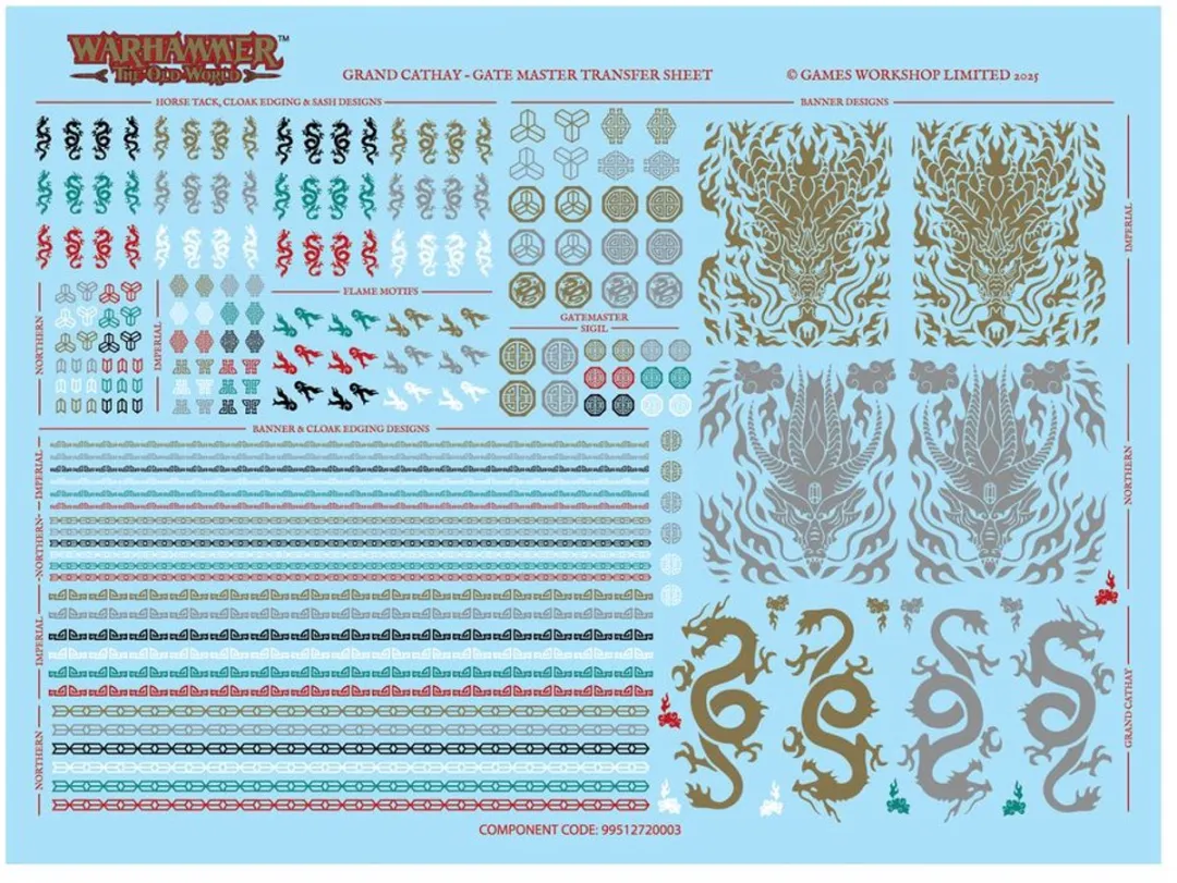 Games Workshop Grand Cathay Gate Masters Celestial Cities - 33 Onderdelen