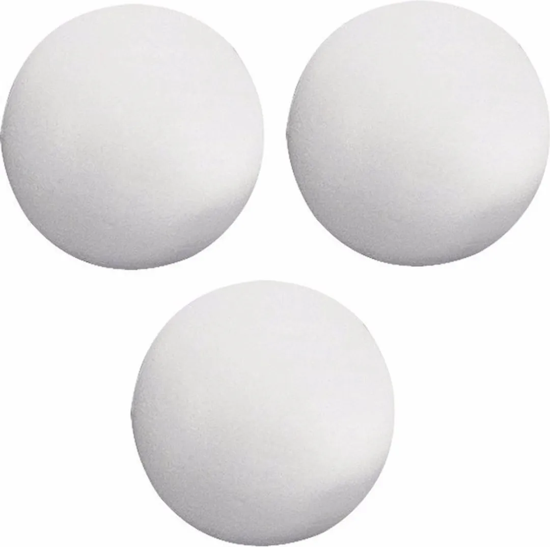 Rayher Piepschuim Bollen Wit - 3 Stuks Ø15cm