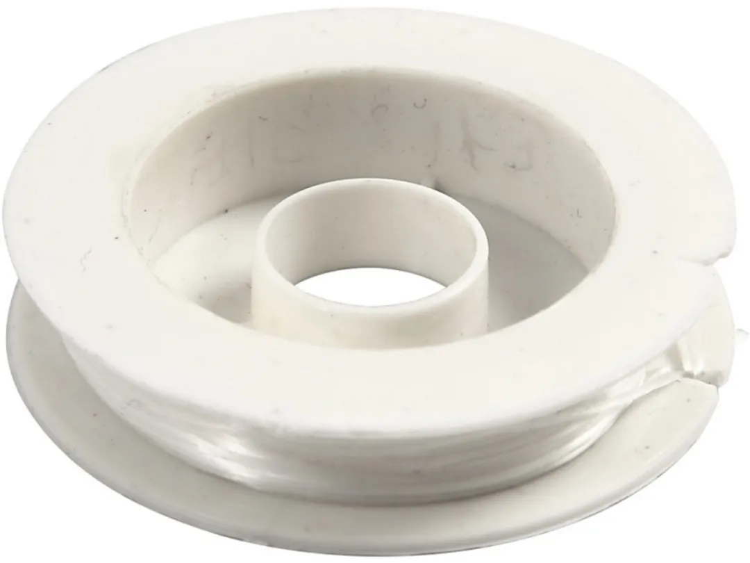 Creativ Company Elastisch Draad 1mm Transparant 10m