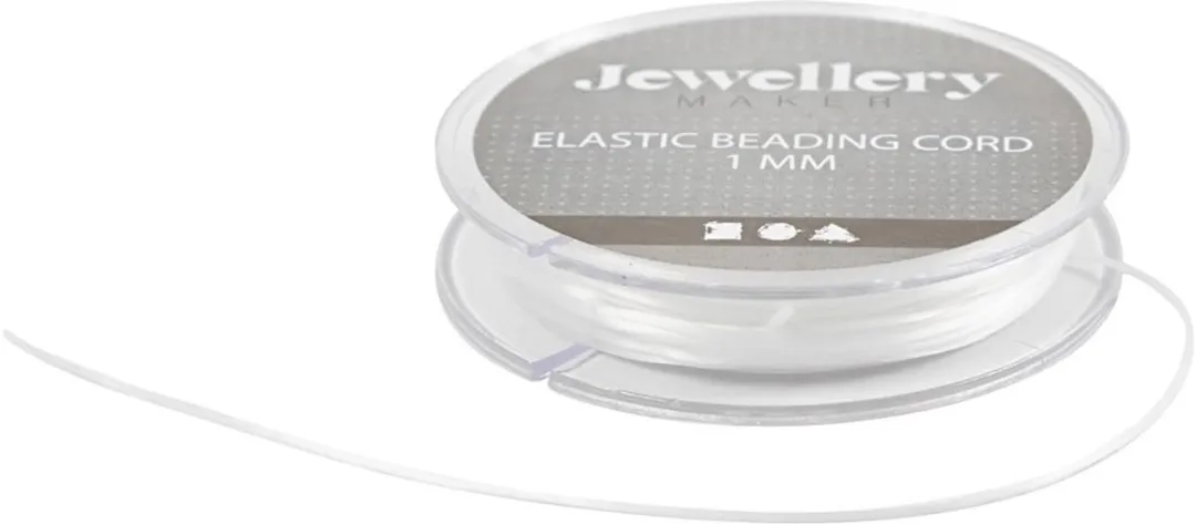 Creativ Company Elastisch Draad 1mm Transparant 10m
