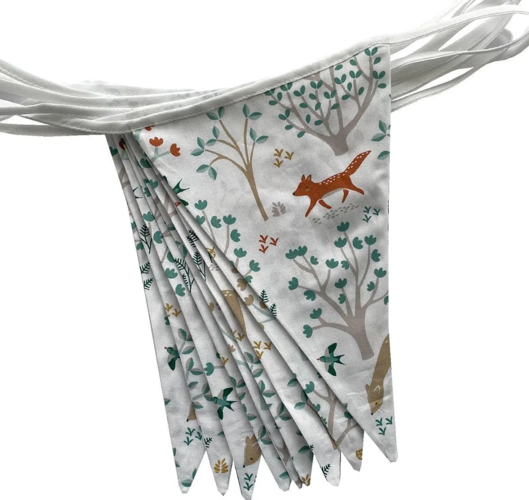 BINK Bedding Stoffen Slinger Max XL - 7.5m - 15 Vlaggetjes - Multicolor