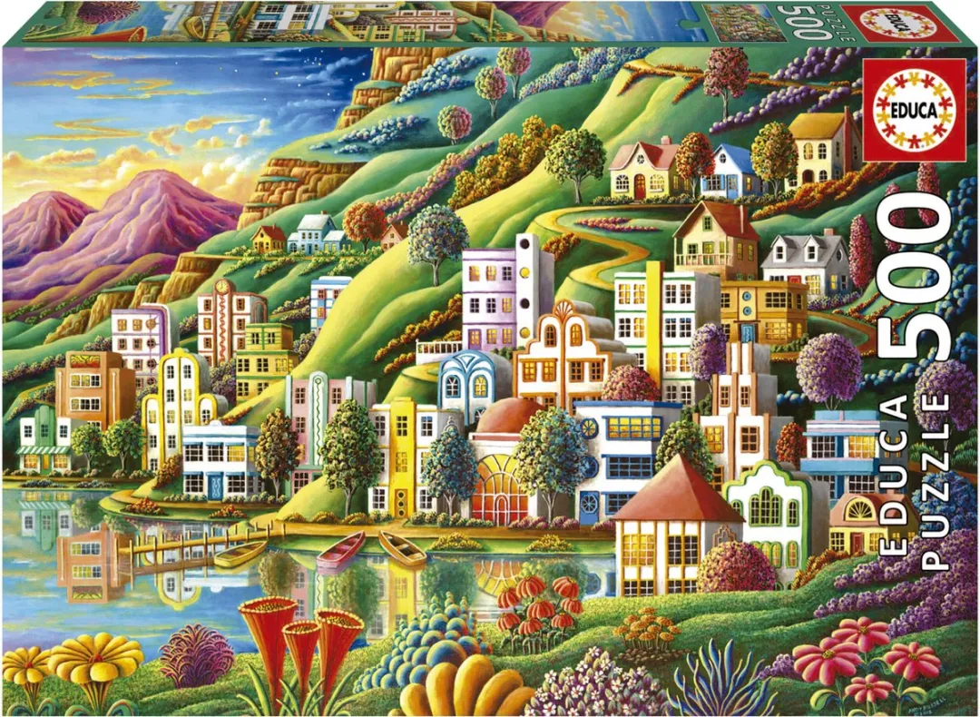 Educa Verborgen Haven Puzzel 500 Stuks Multicolor
