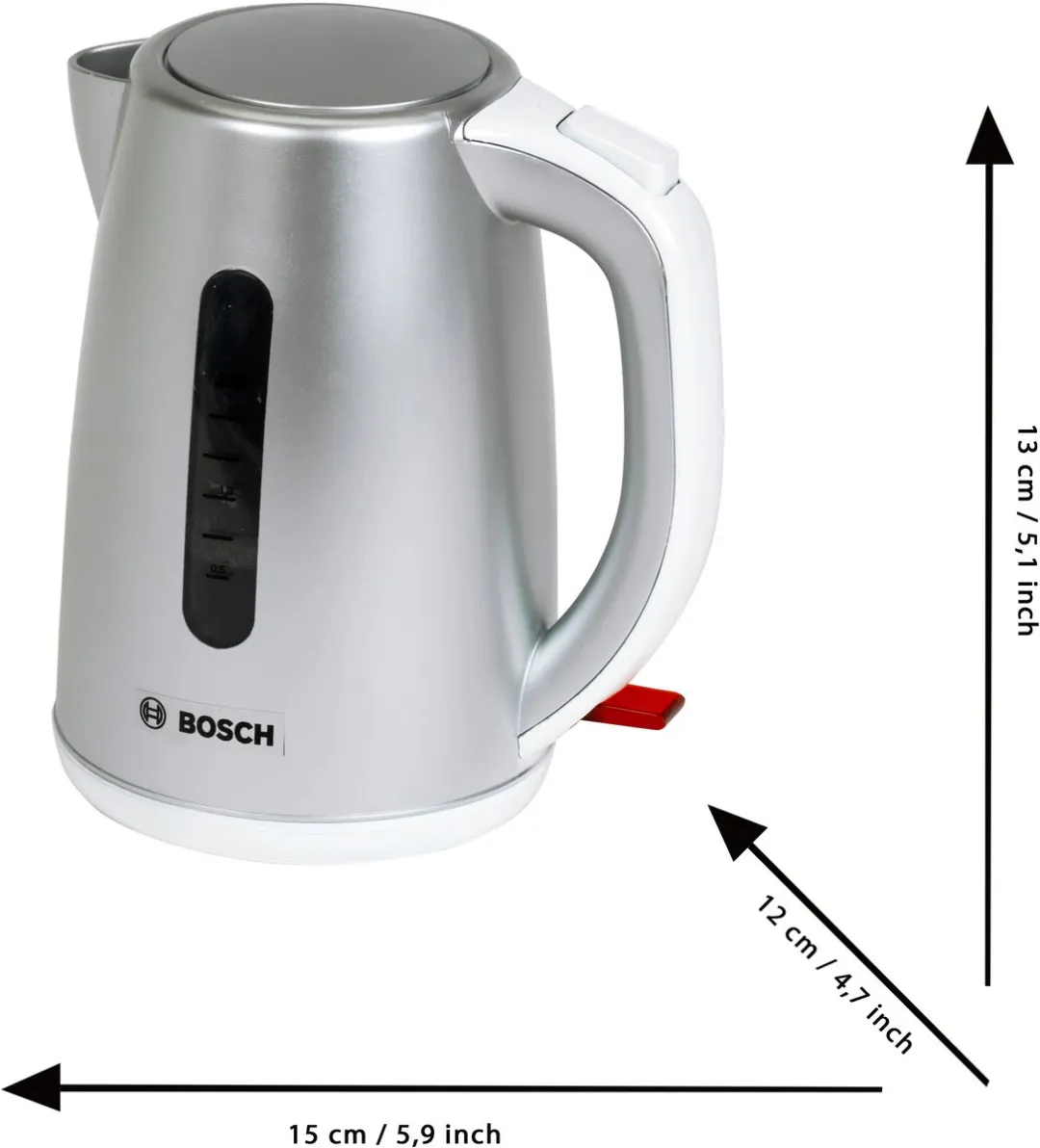Klein Toys Bosch Mini Speelgoedwaterkoker - Zilver