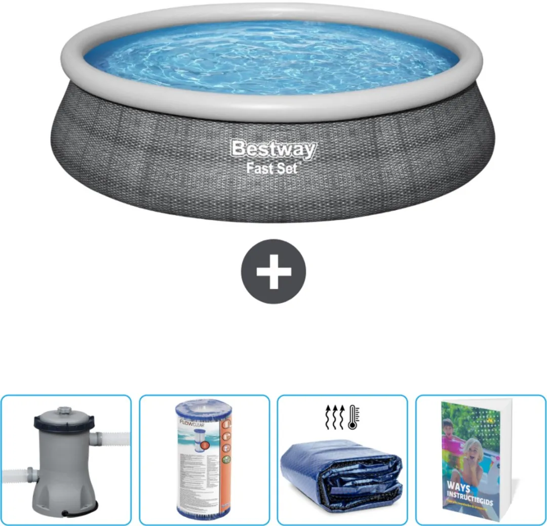 Bestway Fast Set Rond Zwembad 457cm