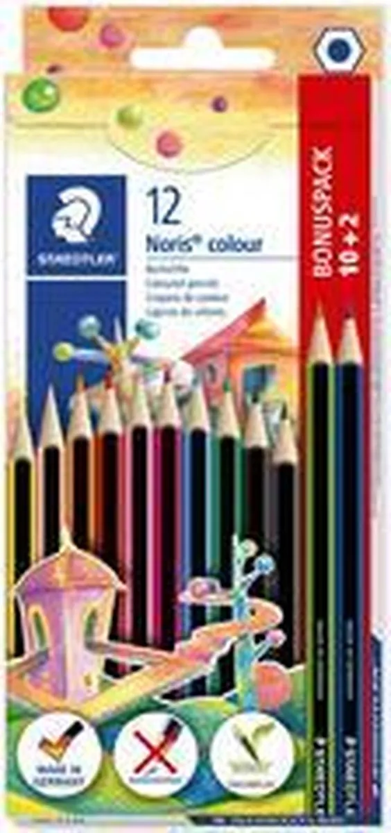 STAEDTLER Noris 17,5cm Kleurpotloden - 18 Stuks Multicolor