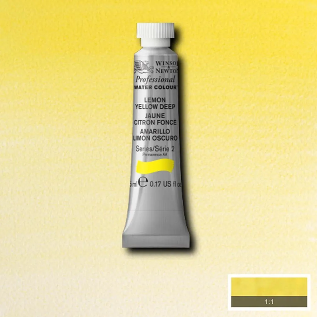 Winsor & Newton Aquarelverf Lemon Yellow Deep 5ml