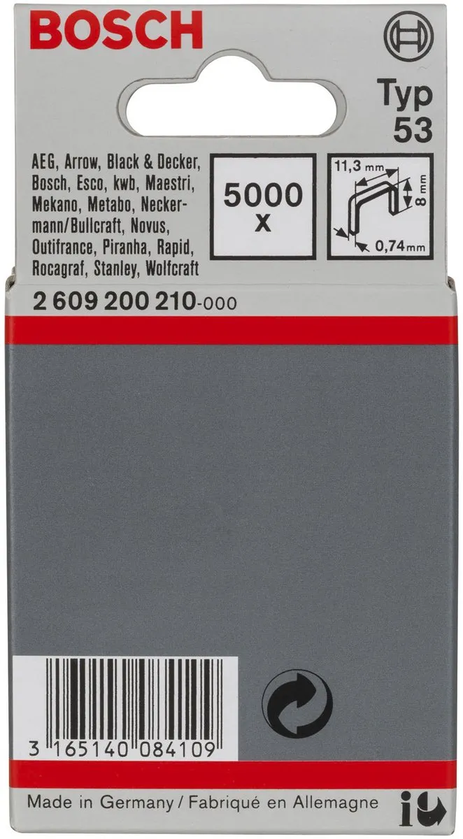 Bosch Draadstiften 53 11,4x0,74x8mm - 1000 Stuks - afbeelding 6 van 6