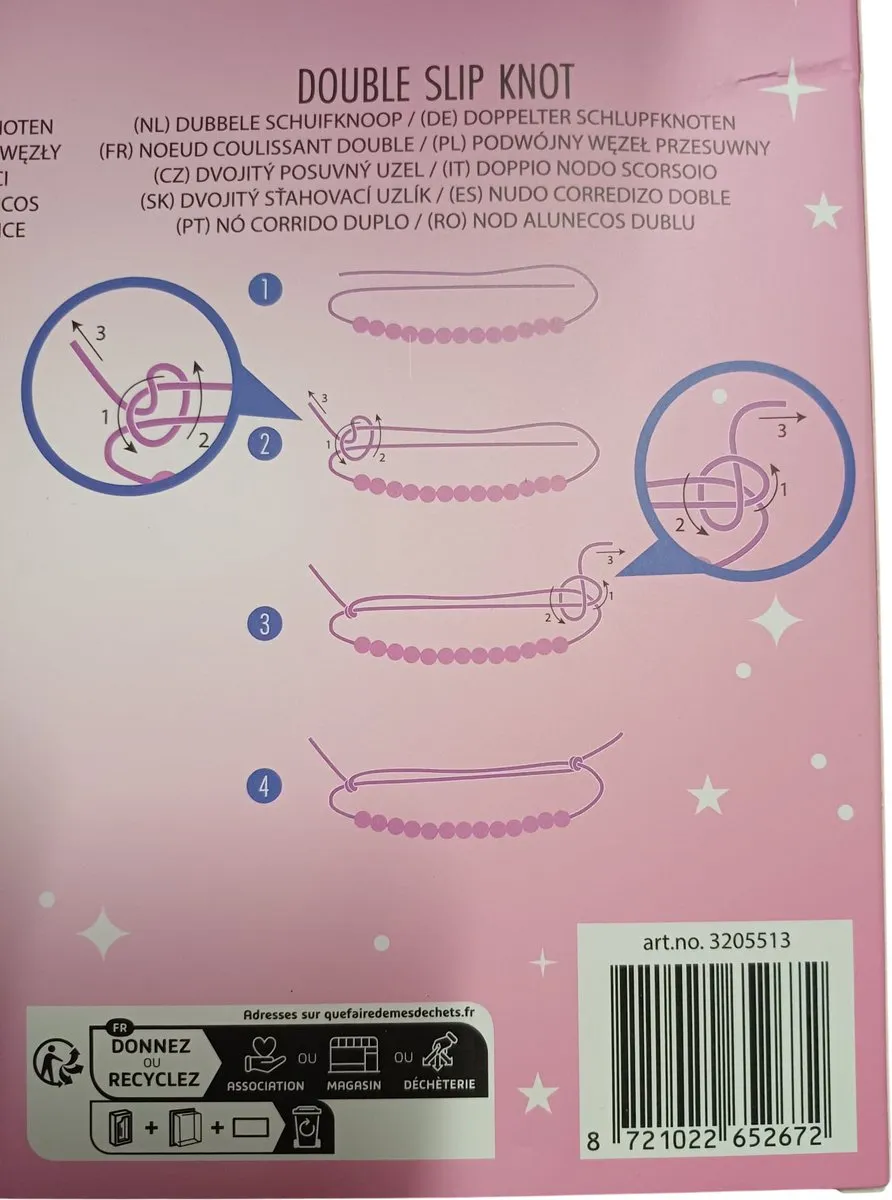Eddy Toys Sierraden Set - 200 Stuks - Roze