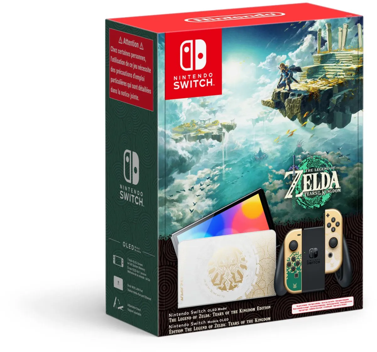Nintendo Switch OLED The Legend of Zelda Tears of the Kingdom Editie 64GB