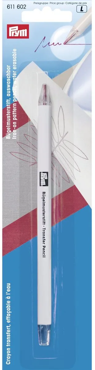 Prym Strijkpatroonstift Rood - Wit