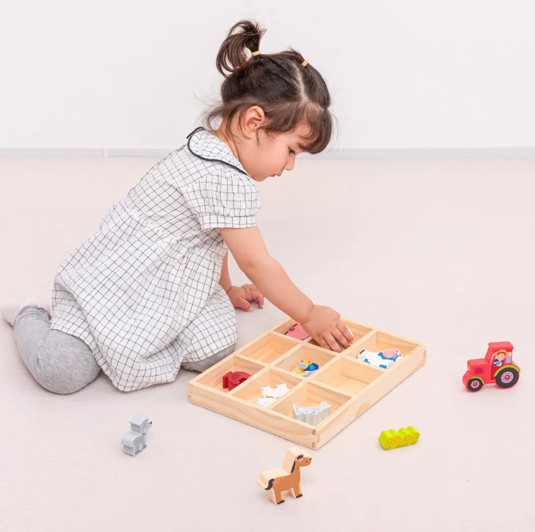New Classic Toys Houten Boerderij Speelfigurenset 11850