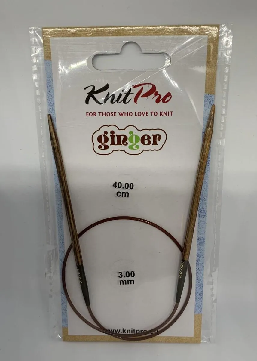 KnitPro Ginger Rondbreinaalden 40cm 3.00mm