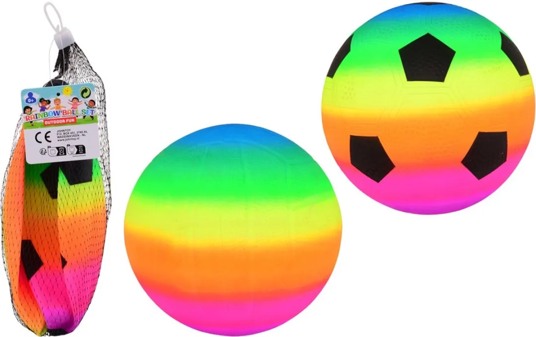 2 Regenboogballen Net - Maat 3 - JT29661