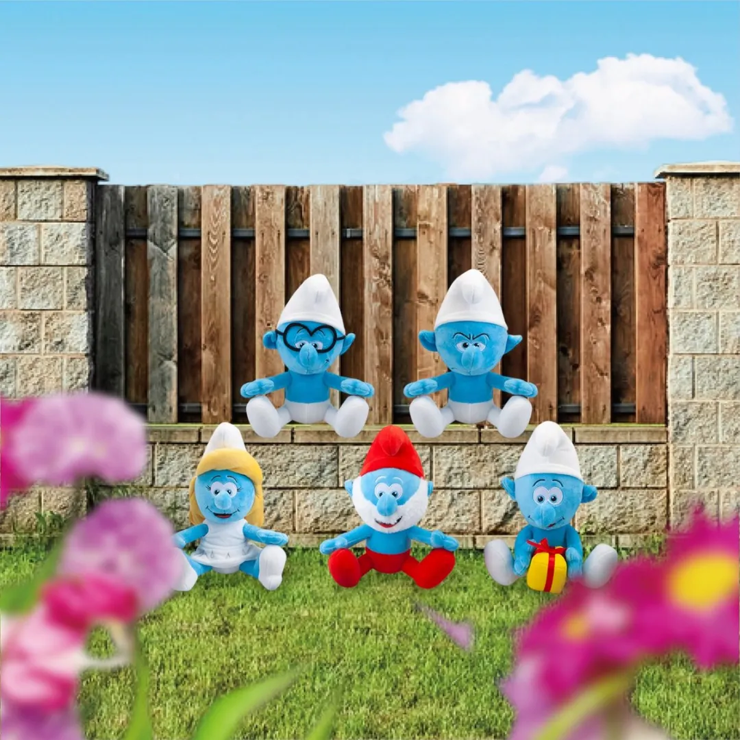 De Smurfen Knuffels - Zittend 5 Stuks - Multi