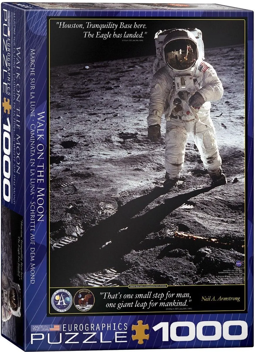 Eurographics Puzzel Walk on the Moon 1000 Stuks