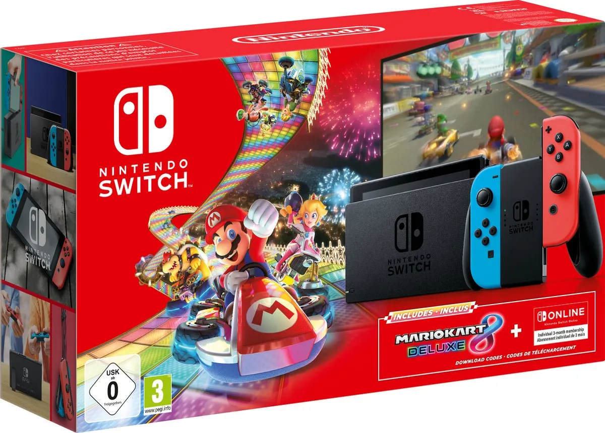 Nintendo Switch Mario Kart 8 Deluxe Bundel
