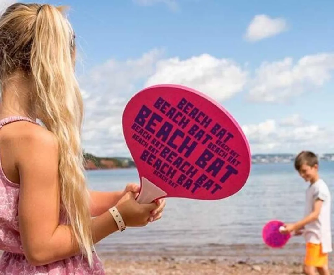 Toyrific Beachball Set 37,5 Cm Hout Blauw/wit 3-delig