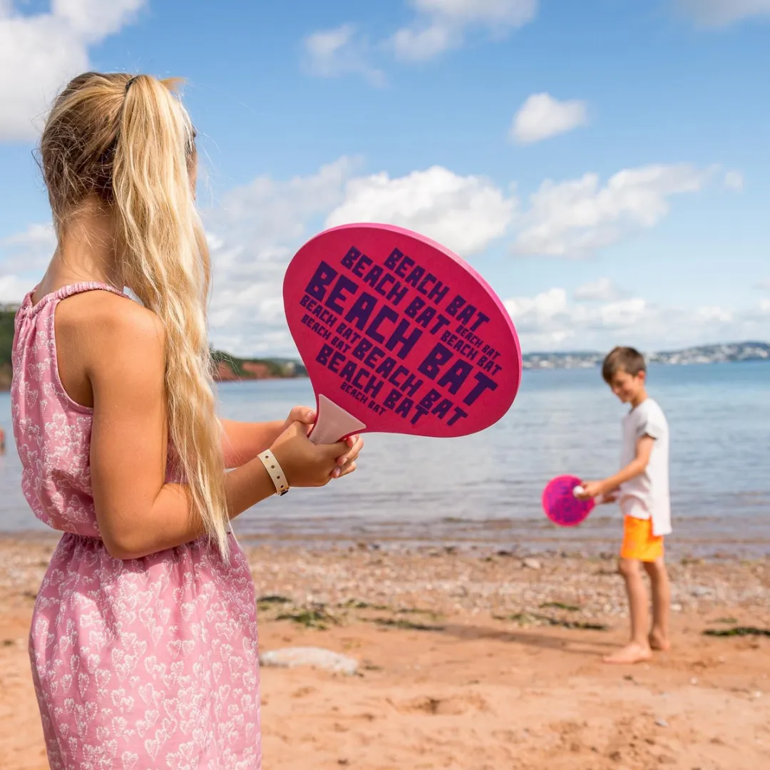 Toyrific Beachball Set 37,5 Cm Hout Blauw/wit 3-delig