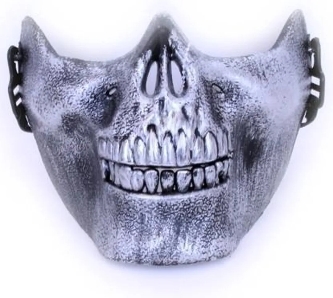 Carnival Toys Skelet Halfmasker - Zilver
