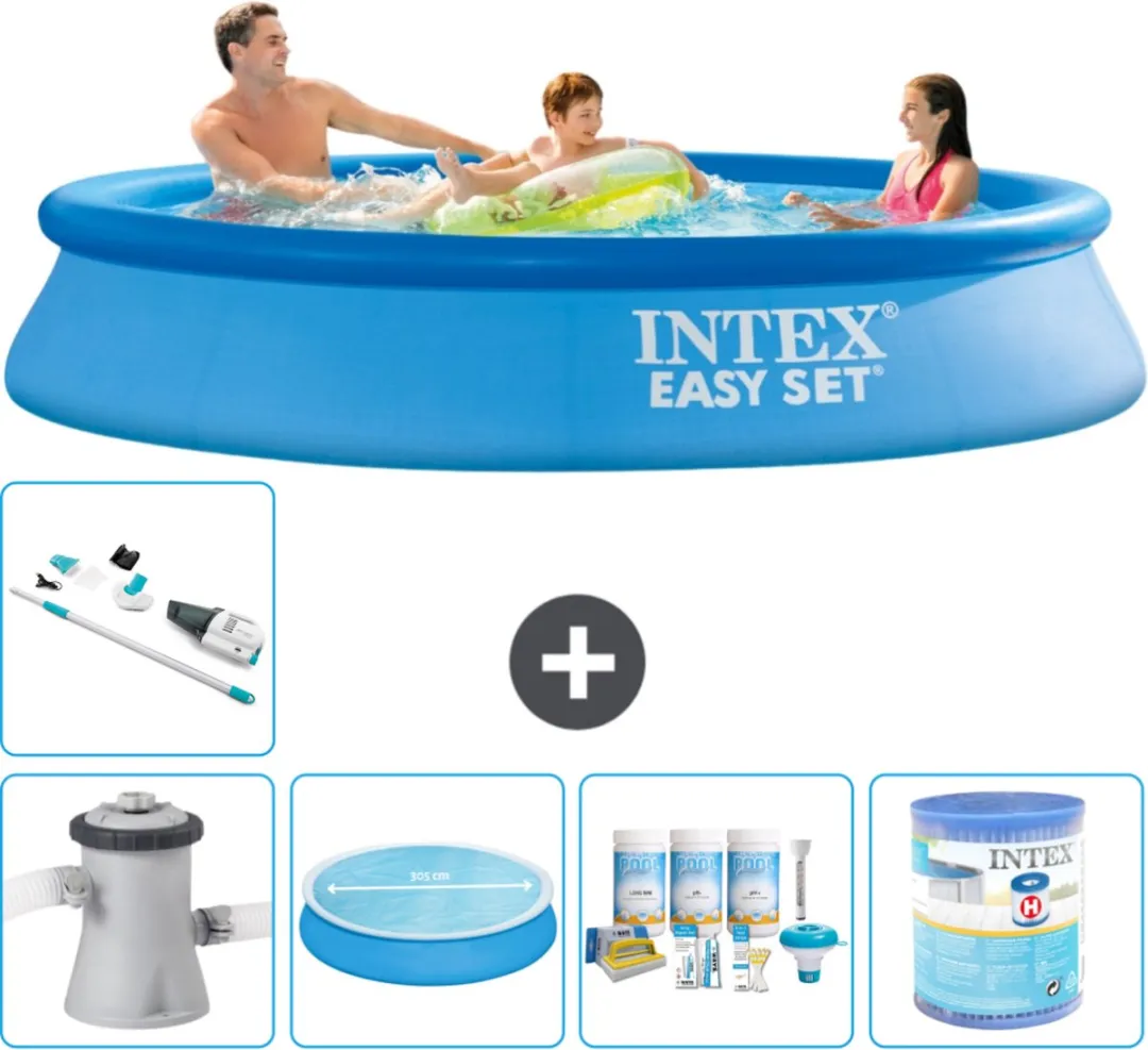 Intex Easy Set Zwembad 305x61cm - Blauw - 3077L