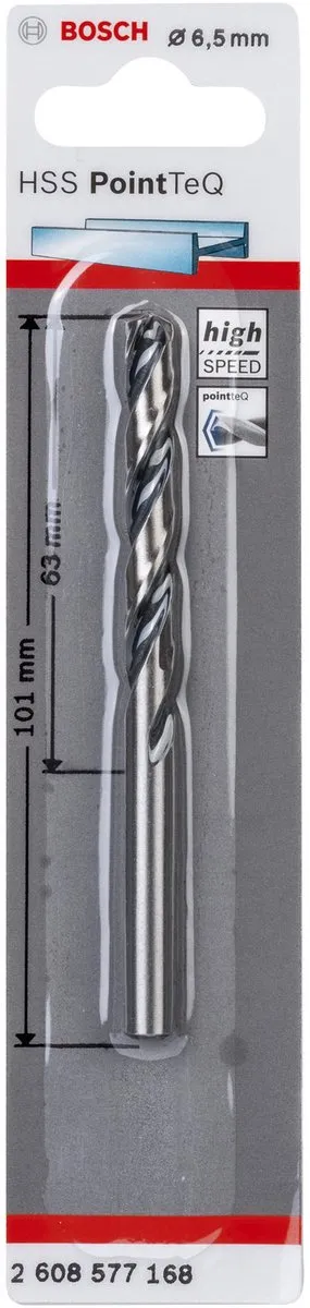Bosch Metaal-spiraalboor 6.5mm - Hout