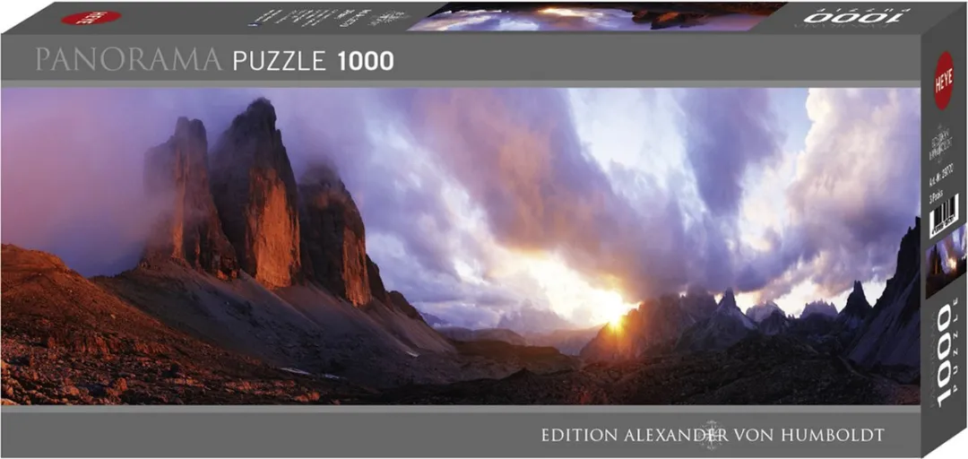 Heye 3 Peaks Puzzle 1000 Stuks - Meerkleurig