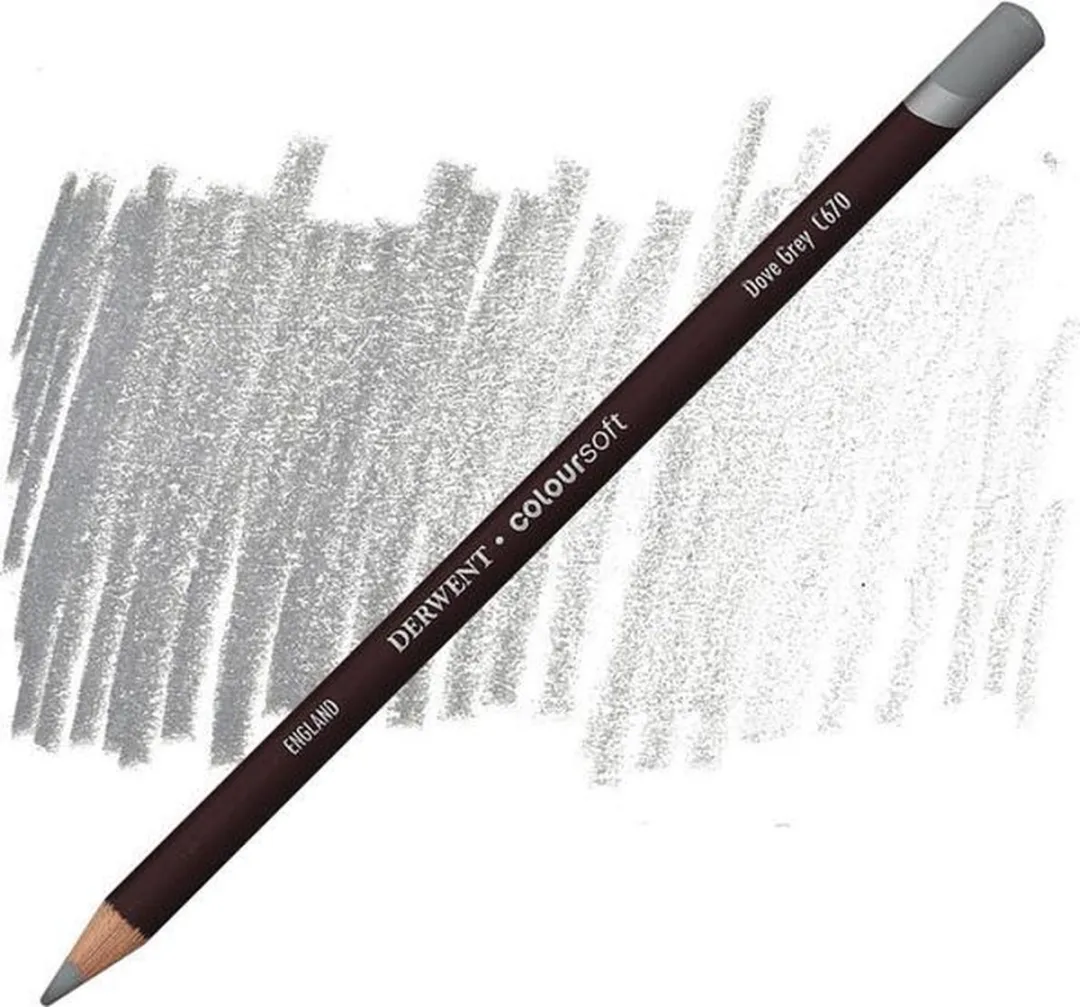 Derwent Coloursoft Potlood Steel Grey C690