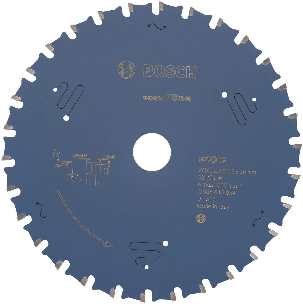 Bosch Expert Circularzaagblad Staal 160x20x2,0mm