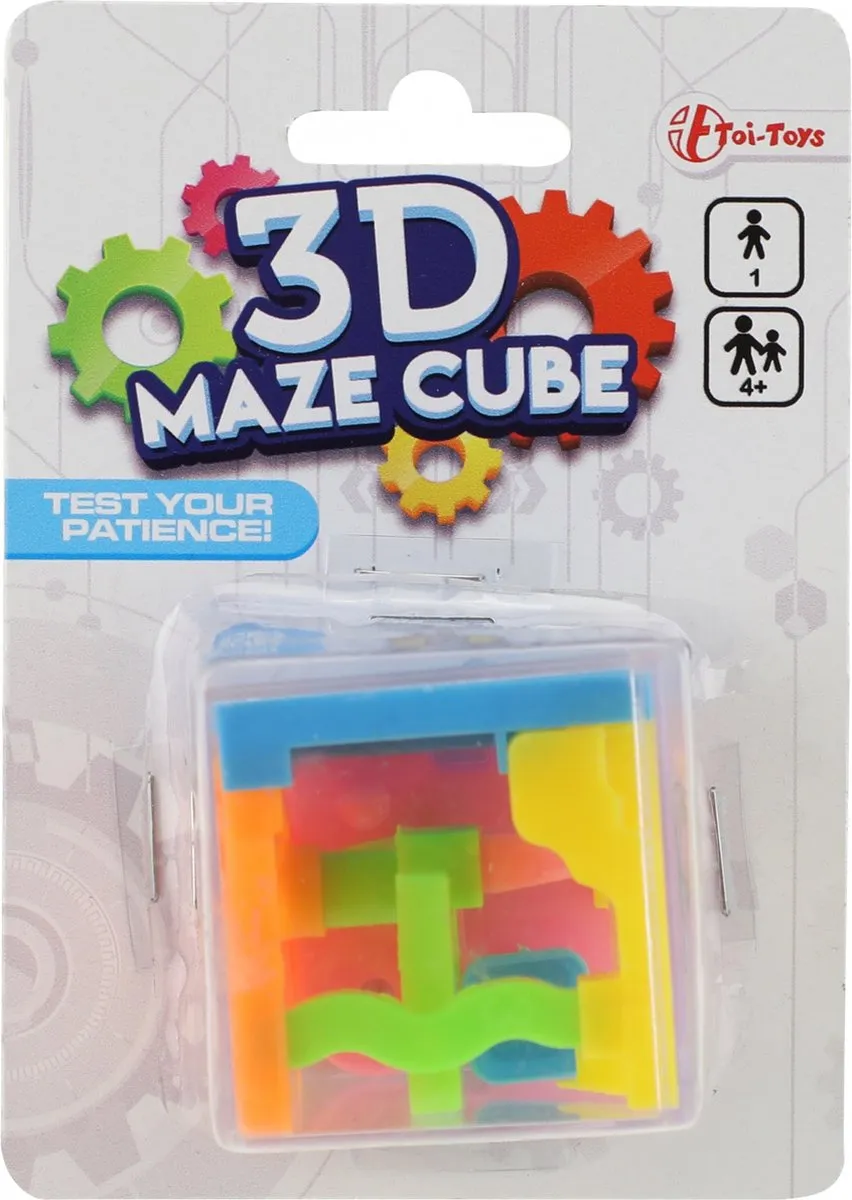 Toi-Toys Fidget Kubus Doolhof 3D