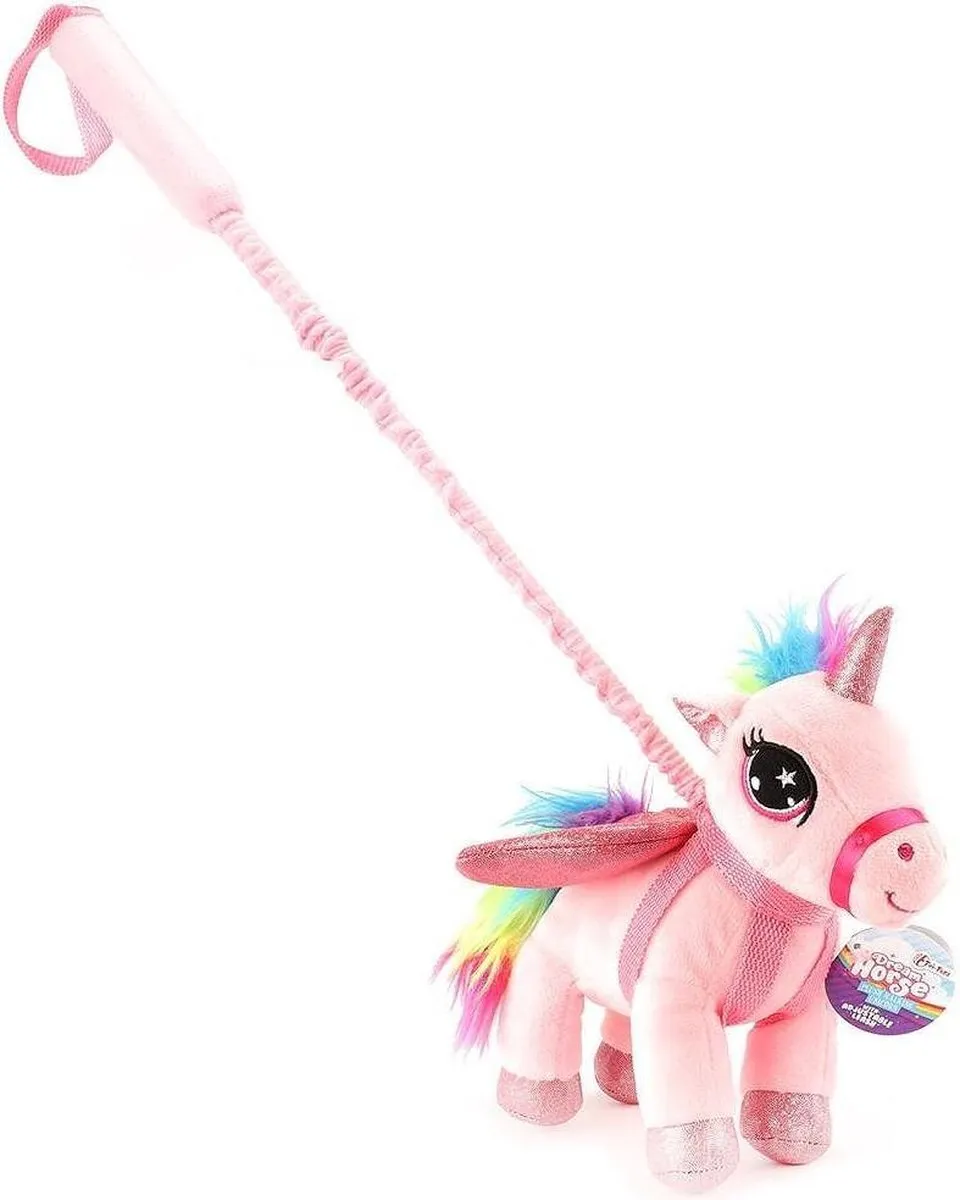 Toi-Toys Eenhoorn Knuffel Loopstokspel