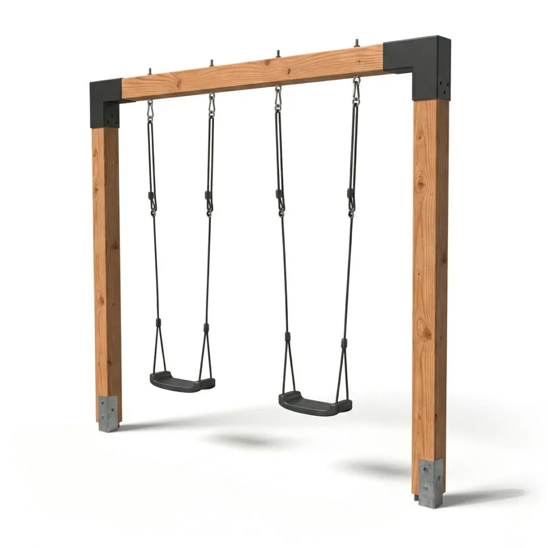 EXIT Linea Robust 110 Dubbele Houten Schommel