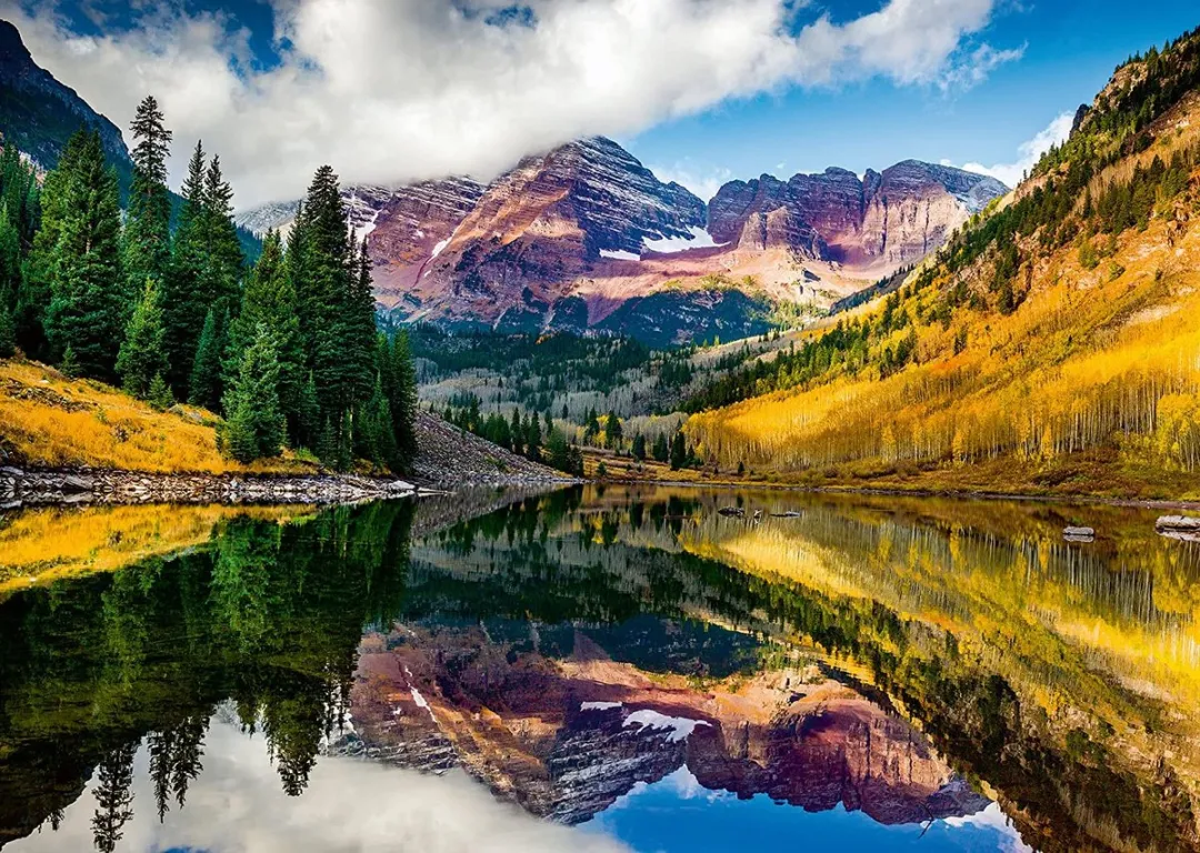 Ravensburger Aspen Colorado Puzzel 1000 Stuks - Multicolor