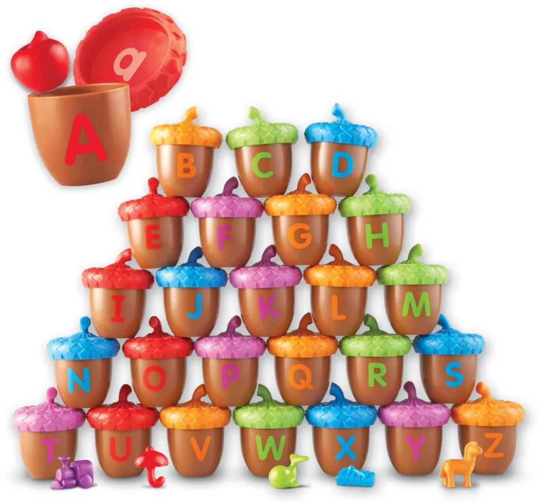 Learning Resources Alphabet Acorns Activity Set 950LER6802 - Multicolor