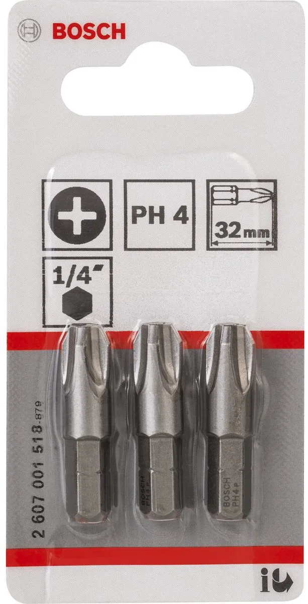 Bosch XH-TORS/PH4 32mm - 3 Stuks