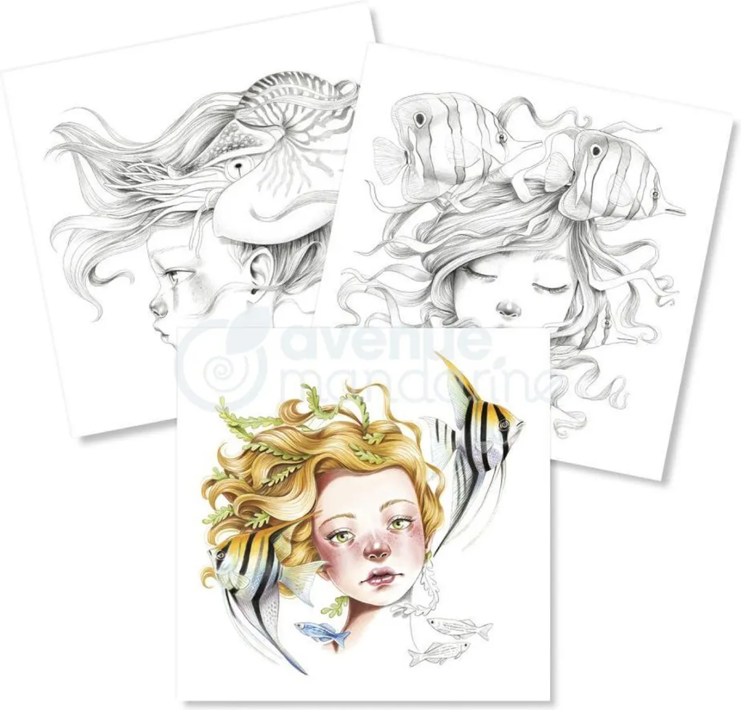 Clairefontaine Coloriage Wild 6 Emmanuelle Colin Kleurboek